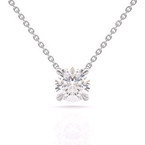 KO00580-4-Prong-Round-Cut-Diamond-Solitaire-Pendant-Necklace-18k-White-Gold-front-view (1)