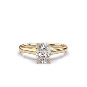 Phoebe Engagement Ring with Lab-Grown Diamond in 18K Gold