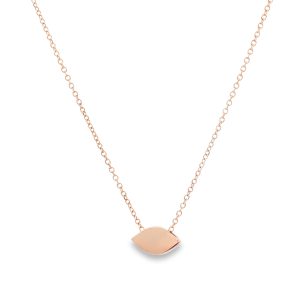 Evil Eye Necklace in 14K Rose Gold Ekan