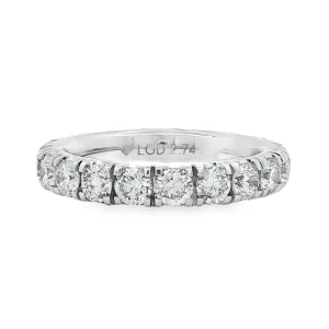 Eternity Ring with Lab-Grown Diamonds in 18K White Gold