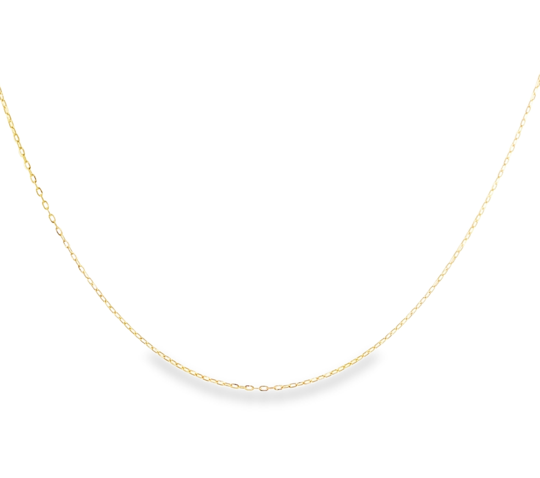 Cable Chain necklace in 14k yellow gold