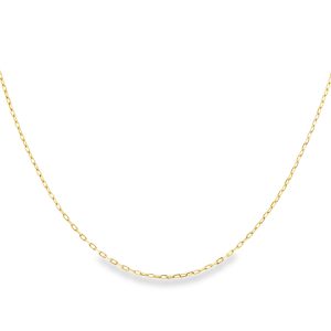 Slim Greca chain necklace in 14k yellow gold
