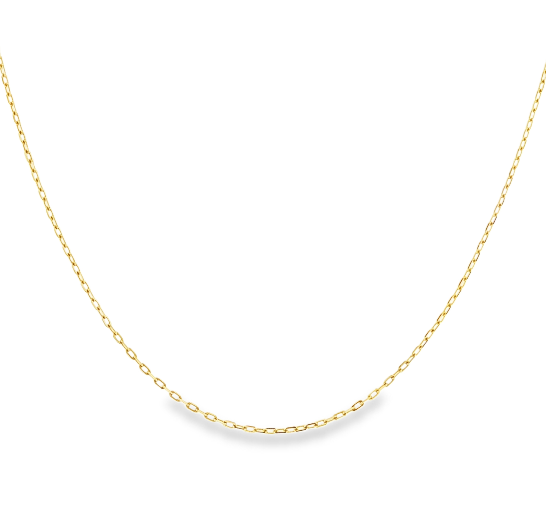 Slim Greca chain necklace in 14k yellow gold
