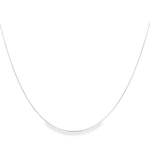 Diamond krikat chain in 14k white gold