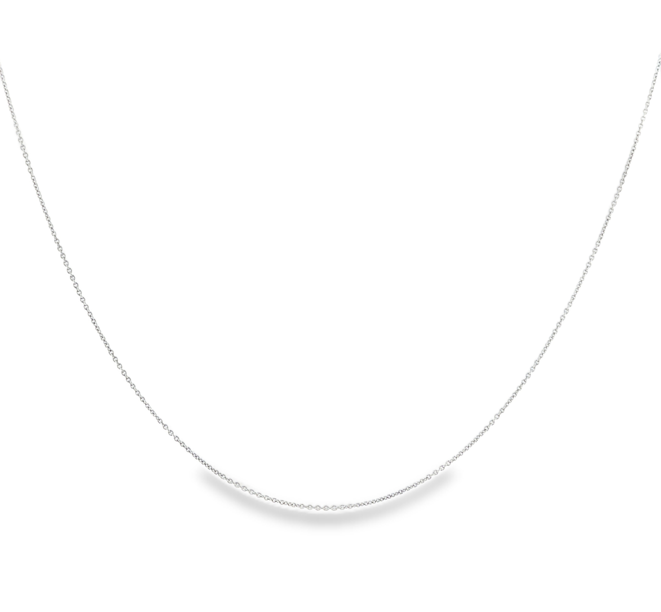Krikat Round chain in 14k white gold
