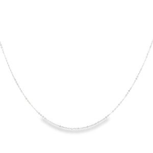 Krikat chain necklace in 14k white gold