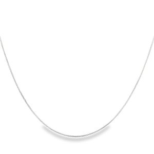 Spigga Chain naclace in 14k white gold