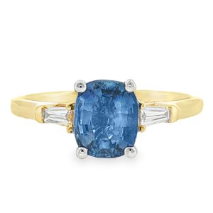 Oval light cornflower 