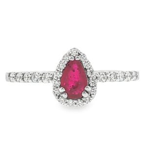 Pear Ruby Halo